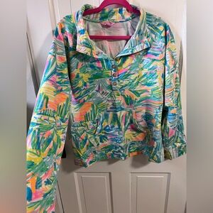 Lilly Pulitzer size XL popover in Sea Salt and Sun
